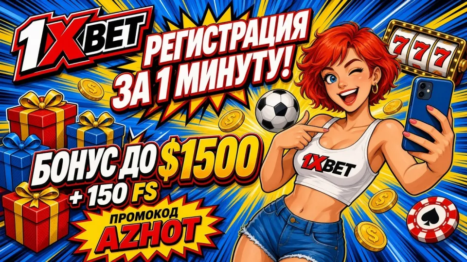 Промокод 1хбет при регистрации — как забрать приветственный бонус 1xBet